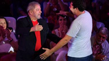 O presidente Lula (PT) e o deputado federal Guilherme Boulos (PSOL-SP): parceria continuada.. Imagem referente a matéria