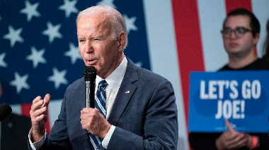 O ex-presidente dos EUA Joe Biden. Imagem referente a matéria