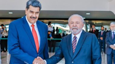 Lula e Maduro durante visita do ditador venezuelano ao Brasil em 2023 Imagem referente a matéria