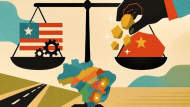 China e Estados Unidos lideram a demanda mundial por terras raras. Imagem referente a matéria