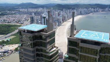 Luxo: cobertura do Yachthouse by Pininfarina, em Balneário Camboriú, tem 1.060 metros quadrados. Imagem referente a matéria