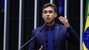 O deputado federal Nikolas Ferreira (PL-MG). Imagem referente a matéria