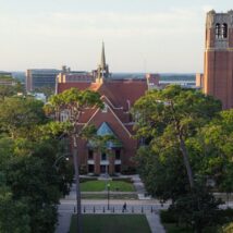Campus da Universidade da Flórida, na cidade de Gainesville.