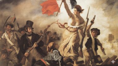 Ao tentar realizar plenamente os três ideais da Revolução Francesa, o homem moderno inverteu-lhes o sentido – transformou a liberdade em relativismo, a igualdade em nivelamento e a fraternidade em dissolução. Imagem referente a matéria