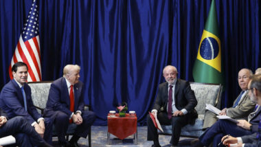 Trump e Lula se reuniram em Kuala Lumpur, na Malásia, no dia 26 de outubro, mas sem chegar a acordo sobre tarifas e sanções Imagem referente a matéria