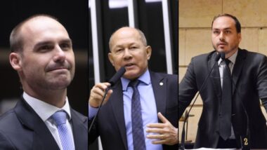 Parlamentares da oposição criticaram o governo e a “imprensa militante” após encontro entre Lula e Donald Trump neste domingo (26). Imagem referente a matéria