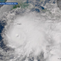 O furacão Melissa, que se formou como tempestade tropical no Mar do Caribe na semana passada, avança na região Imagem referente a matéria