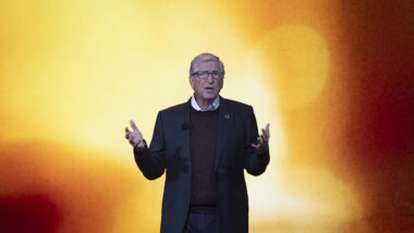 O bilionário Bill Gates, cofundador da Microsoft, investiu bilhões de sua fortuna em pautas climáticas Imagem referente a matéria