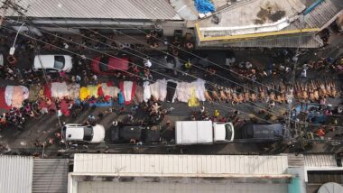 Megaoperação contra o CV no Rio: queira você ou não, esta é a imagem que vai rodar o mundo. Imagem referente a matéria