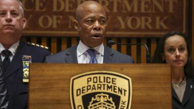 O prefeito de Nova York, Eric Adams. Imagem referente a matéria