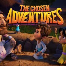 No desenho do Prime Video, Jesus interage com as crianças Joshua e Abby Imagem referente a matéria