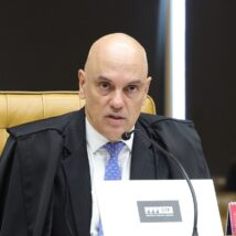 Alexandre de Moraes no plenário do STF