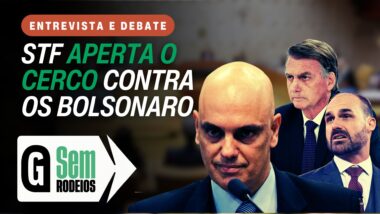 O STF intensificou ações contra Bolsonaro e seu filho Eduardo, gerando críticas sobre possível politização e uso do plenário virtual. Imagem referente a matéria