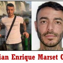 Sebastián Marset em foto de cartaz de procurado dos EUA. Imagem referente a matéria