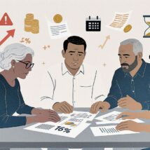 Custo de herança pode mais que dobrar e força famílias a revisar sucessão Família em reunião de planejamento sucessório discutindo aumento no custo de herança e ITCMD