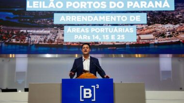 Governador do Paraná, Ratinho Junior (PSD) participou de 20 leilões na B3 desde 2019. Imagem referente a matéria