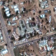 Imagem de satélite de El Fasher mostra o Hospital Maternidade Saudita, onde cerca de 500 pessoas foram mortas Imagem referente a matéria