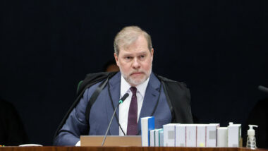 Mendonça rebateu acusação de Toffoli e disse que colega estava “exaltado”. Os dois protagonizaram um bate-boca na sessão da 2ª Turma. Imagem referente a matéria