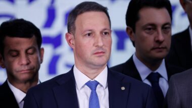 A escolha de Derrite fez com que o governo entrasse em pânico. Imagem referente a matéria